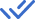 Blue checkmarks on black background
